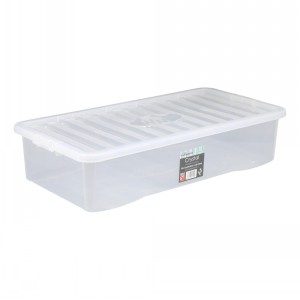 Wham Crystal Plastic Storage Box & Lid Size 13 (42 Litre)